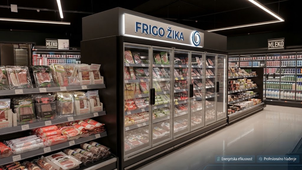 Otvorene i zatvorene rashladne vitrine za market – Frigo Žika
